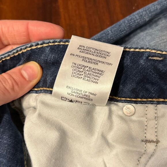 Silver Jeans Elyse Crop Denim Blue Jeans Capri Women’s Size W25 / L22.5 Light Wa - Picture 7 of 8